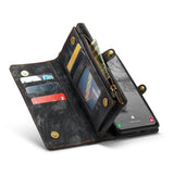 Samsung Galaxy S24+ 5G CaseMe 008 2-In-1 Wallet with Detachable Cover 8 Card Slots + Zip Pocket - Cover CaseMe