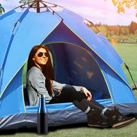 3 Piece 3-4 Person Insta-Build Tent Hammock Tent Mat 210T Waterproofing UV Resistant - Outdoors NOCO