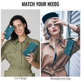 Apple iPhone 16e CaseMe 008 2-In-1 Wallet with Detachable Cover 8 Card Slots + Zip Pocket - CaseMe