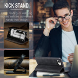 Apple iPhone 16e - CaseMe 013 Wallet Flip Cover with Magnetic Closing Front Cover Card Slots Wallet - CaseMe