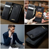 Apple iPhone 16e CaseMe C49 Wallet Flip Cover RFID Protection Card Holder Noco