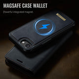 Apple iPhone 16e CaseMe C49 Wallet Flip Cover RFID Protection Card Holder Noco