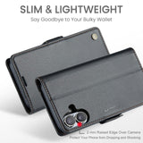 Apple iPhone 17 CaseMe 023 Wallet Flip Cover RFID Protection Card Holder - CaseMe