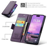 Apple iPhone 17 Pro CaseMe 023 Wallet Flip Cover RFID Protection Card Holder - CaseMe