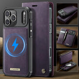 Apple iPhone 17 Pro CaseMe C49 Detachable Flip Cover RFID Protection Card Holder - Noco