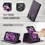 Apple iPhone 17 Pro CaseMe C49 Detachable Flip Cover RFID Protection Card Holder - Noco