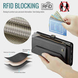 Samsung Galaxy A16 CaseMe C36 Wallet Multi-Card Slots Cash Pocket Zipped Wallet - CaseMe