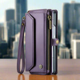 Samsung Galaxy Z Fold 5 CaseMe C36 Wallet 7 Card Slots Cash Pocket Zipped Coin Wallet - CaseMe