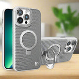 Apple iPhone 13 Pro AG 3K Carbon Fiber Magsafe Ring Cover Carbon Grey Noco