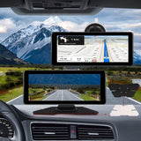 6.86in Touch Screen Dash Cam Wi-Fi Android Auto Apple CarPlay FM Transmitter Bluetooth - Noco