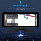 6.86in Touch Screen Dash Cam Wi-Fi Android Auto Apple CarPlay FM Transmitter Bluetooth - Noco