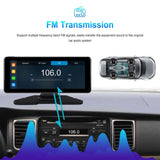 6.86in Touch Screen Dash Cam Wi-Fi Android Auto Apple CarPlay FM Transmitter Bluetooth - Noco