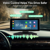 6.86in Touch Screen Dash Cam Wi-Fi Android Auto Apple CarPlay FM Transmitter Bluetooth - Noco