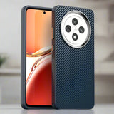 Oppo Reno12 F 5G / Oppo F27 5G IMD Carbon Texture Rigid Rear Cover - Blue - Noco