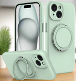 Apple iPhone 15 Liquid Silicone Magsafe Ring Cover - Green - Noco