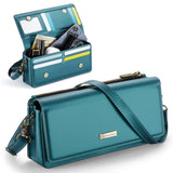 CaseMe ME30 Max Phone Crossbody Wallet Shoulder and Wrist Strap Card Slots - Blue - CaseMe