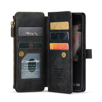 Samsung Galaxy Z Fold 3 5G CaseMe C30 Multifunction Wallet Zip Pocket Multiple Card Slots - CaseMe