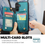 Samsung Galaxy A56 CaseMe C22 Rear Wallet Cover with Card Slots - CaseMe