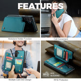 Samsung Galaxy A56 CaseMe C22 Rear Wallet Cover with Card Slots - CaseMe