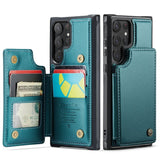 Samsung Galaxy S22 Ultra CaseMe C22 PU Leather Card Wallet Cover - CaseMe