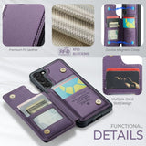 Samsung Galaxy S24 FE CaseMe C22 PU Leather Card Wallet Cover - CaseMe