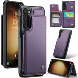 Samsung Galaxy S24 FE CaseMe C22 PU Leather Card Wallet Cover - Purple - CaseMe