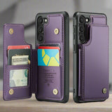 Samsung Galaxy S24 FE CaseMe C22 PU Leather Card Wallet Cover - CaseMe