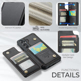Samsung Galaxy S24 / S25 CaseMe C22 Rear Wallet Cover with Card Slots - CaseMe