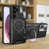 Samsung Galaxy S25 + Camera Shield Cover with Metal Ring/Stand - Black - Noco