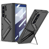 Samsung Galaxy Z Fold 7 GKK Magnetic Hinge Full Protective Case with Stand - Black - Noco