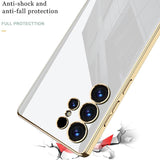 Samsung Galaxy S25 Ultra 5G GKK Electroplated Reflective TPU Cover - GKK