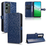 Oppo A5 4G / 5G Honeycomb Wallet Flip Cover Card Holder Blue Noco
