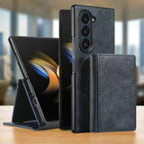 Samsung Galaxy Z Fold 7 Kalebol Magnetic Tri Fold Cover Blue Dux Ducis