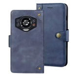 DOOGEE S CYBER / PRO Deluxe Flip Phone Cover/Wallet with Card Slots - Blue - Noco