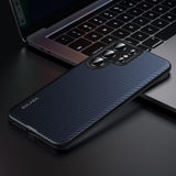 Samsung Galaxy S25 Ultra SULADA Kevlar Series Shockproof Case with Built-in Magnetic Ring - Blue - Sulada