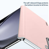 Samsung Galaxy Z Fold 5 Sulada Smooth Feel Series – Premium Rear Cover - Black - Sulada