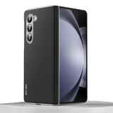 Samsung Galaxy Z Fold 5 Sulada Smooth Feel Series – Premium Rear Cover - Black - Sulada