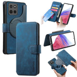 Motorola Moto G15 / G15 Power CaseNeo MW 03 2 in 1 Detachable Flip Cover Wallet Blue Noco