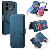 Oppo Reno 13 CaseNeo MW 03 2 in 1 Detachable Flip Cover Wallet Blue Noco