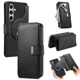 Samsung Galaxy A17 CaseNeo MW-04 2-in-1 Detachable Flip Zip Wallet Cover – RFID Blocking - Black - Noco