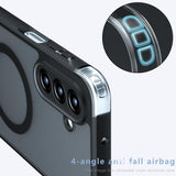 Samsung Galaxy A17 MagSafe Frosted TPU Cover – Wireless Charging Compatible - Frosted Smoke - Noco
