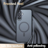 Samsung Galaxy A17 MagSafe Frosted TPU Cover – Wireless Charging Compatible - Frosted Smoke - Noco