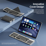 DUX DUCIS OK Flip Series Tri-fold Wireless Keyboard with Touchpad and Stand - GKK