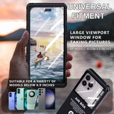 RedPepper Air Box Max Universal Waterproof Cover with Screen Protector Phones up to 6.9’’ - RedPepper