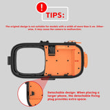 RedPepper Diving Case – 15m Waterproof Bluetooth Camera Protective Case - Black and Orange - RedPepper