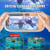 RedPepper Diving Case – 15m Waterproof Bluetooth Camera Protective Case - Black and Orange - RedPepper