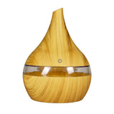 KH-98 Aromatherapy Diffuser / Humidifier USB Free Essential Oil - Light Woodgrain - smart NOCO