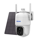 ESCAM G24 WiFi 3MP Solar/Battery Pan/Tilt Outdoor Security Camera 9000mAh Battery - security ESCam