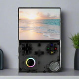 Anbernic RG40XXV 64GB + 128GB Game Console 4.0’’ IPS Display - Transparent Black - Anbernic