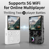 Anbernic RG40XXV 64GB + 128GB Game Console 4.0’’ IPS Display - Transparent Black - Anbernic
